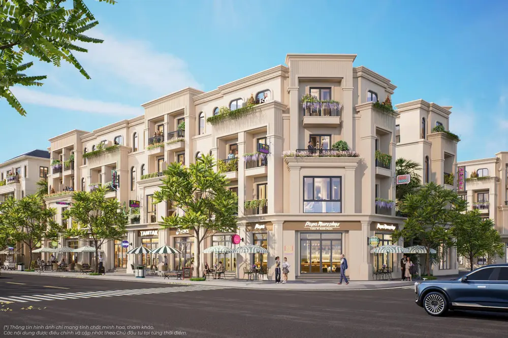 Liền kề và shophouse tại dự án